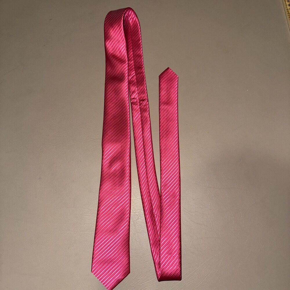 Egara Men’s Tie Pink Stripes
